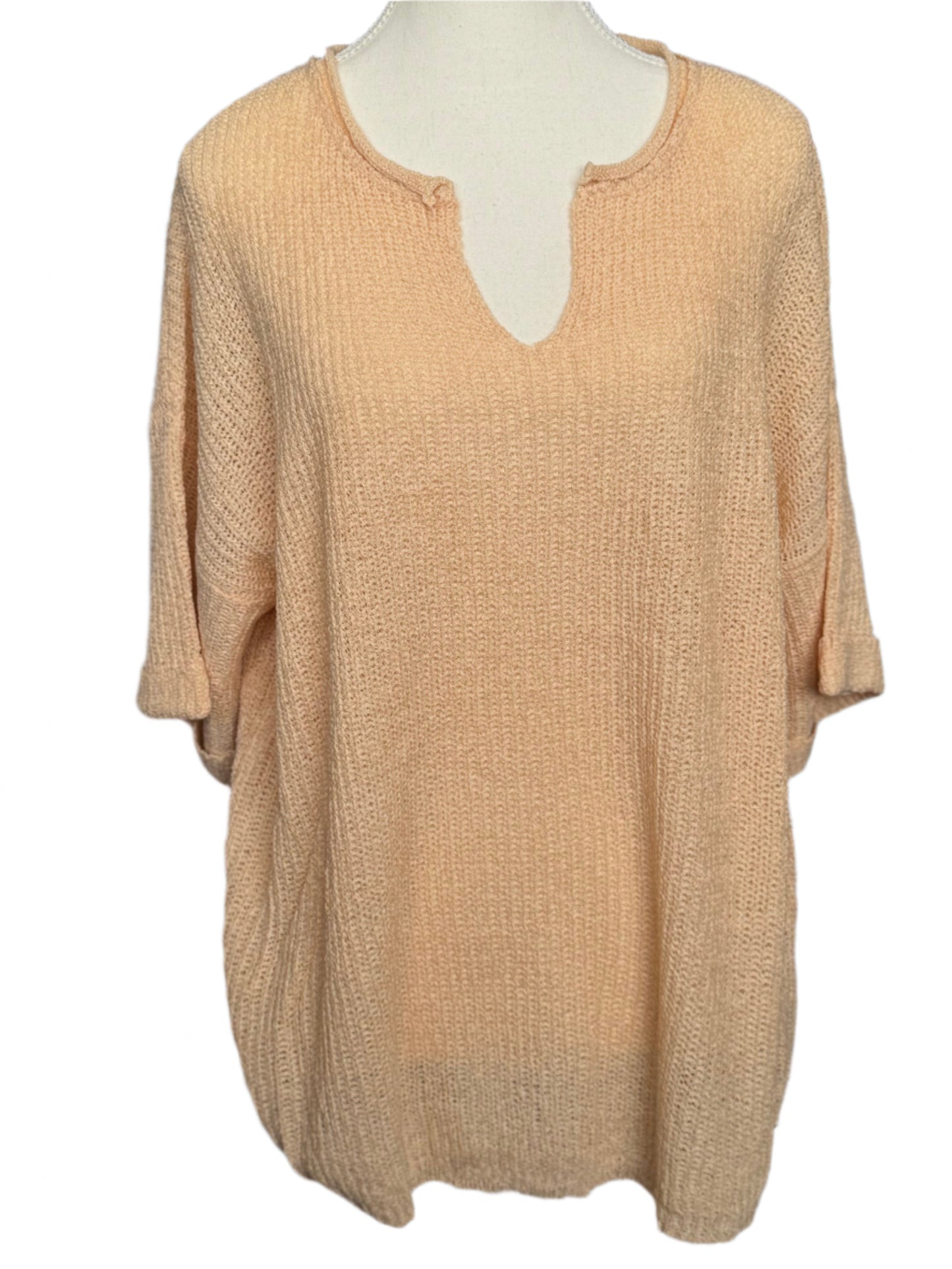 Deep Cut V-Neck Top