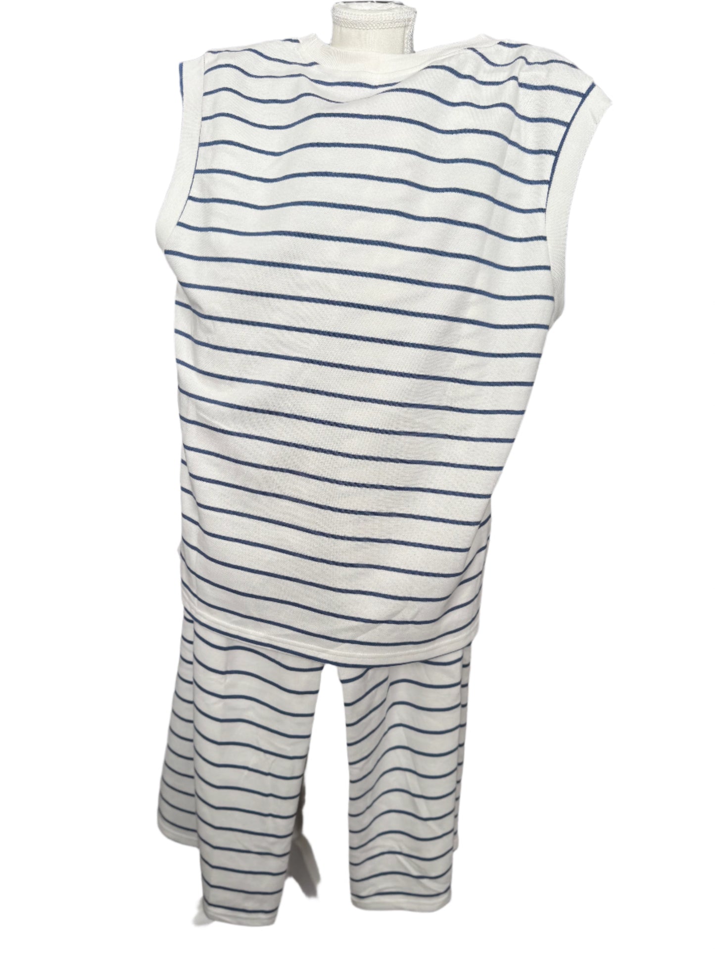 Striped Long Lounge Set