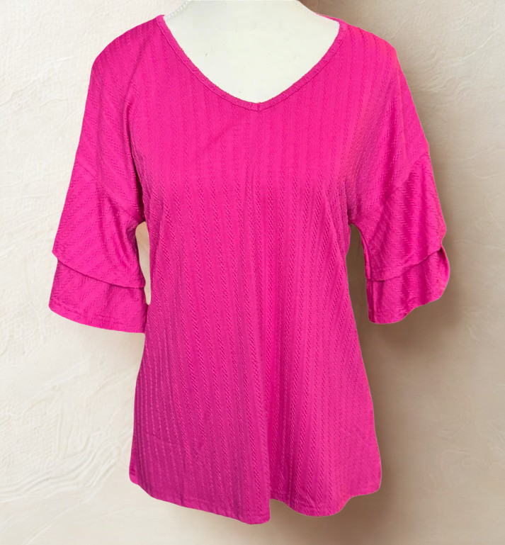 Ruffle Sleeve Top