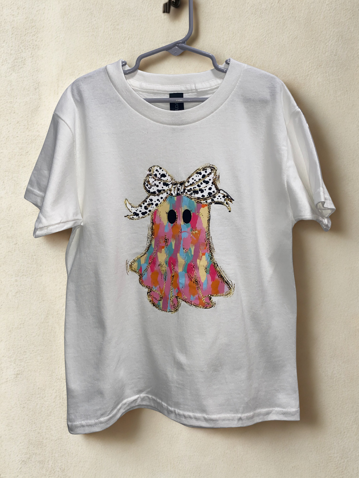 Girl's Colorful Ghost T-Shirt
