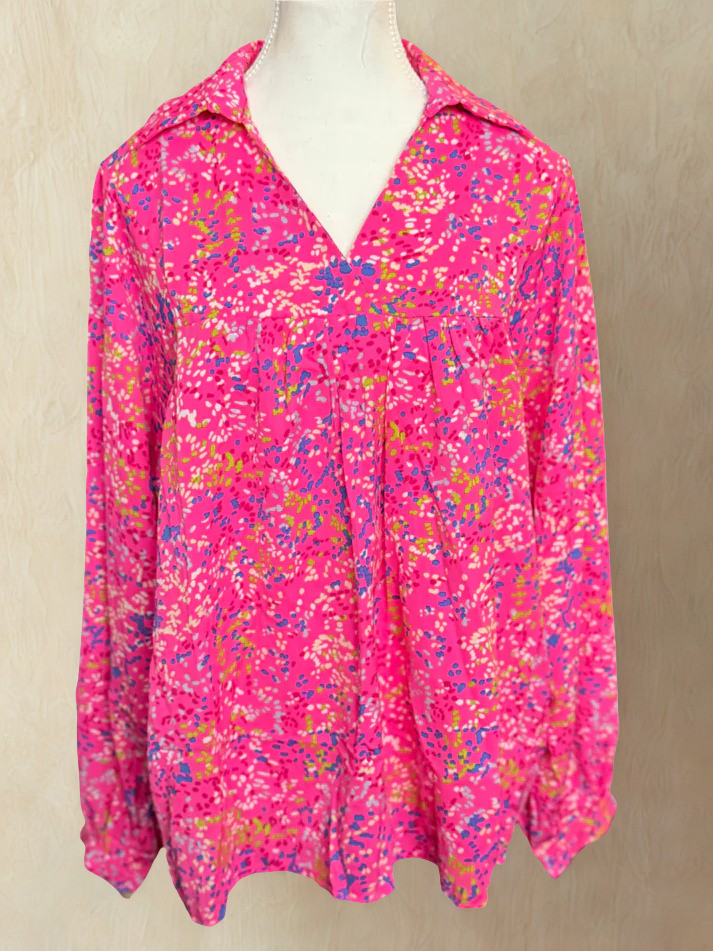 Pink Confetti Top