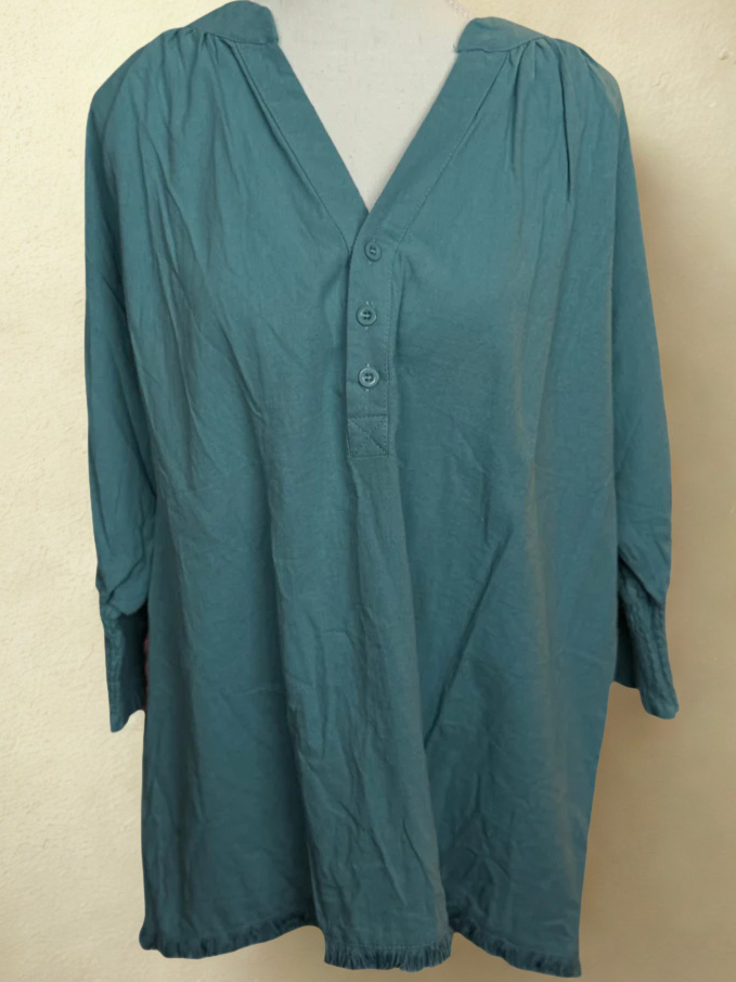 V-Neck Fringe Top