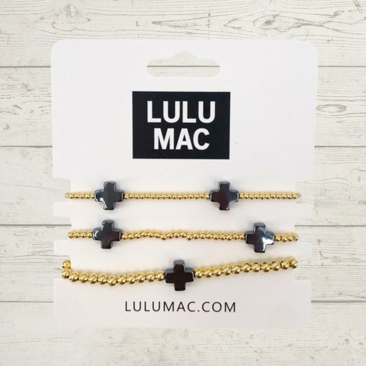 LULU MAC CROSS BRACELETS