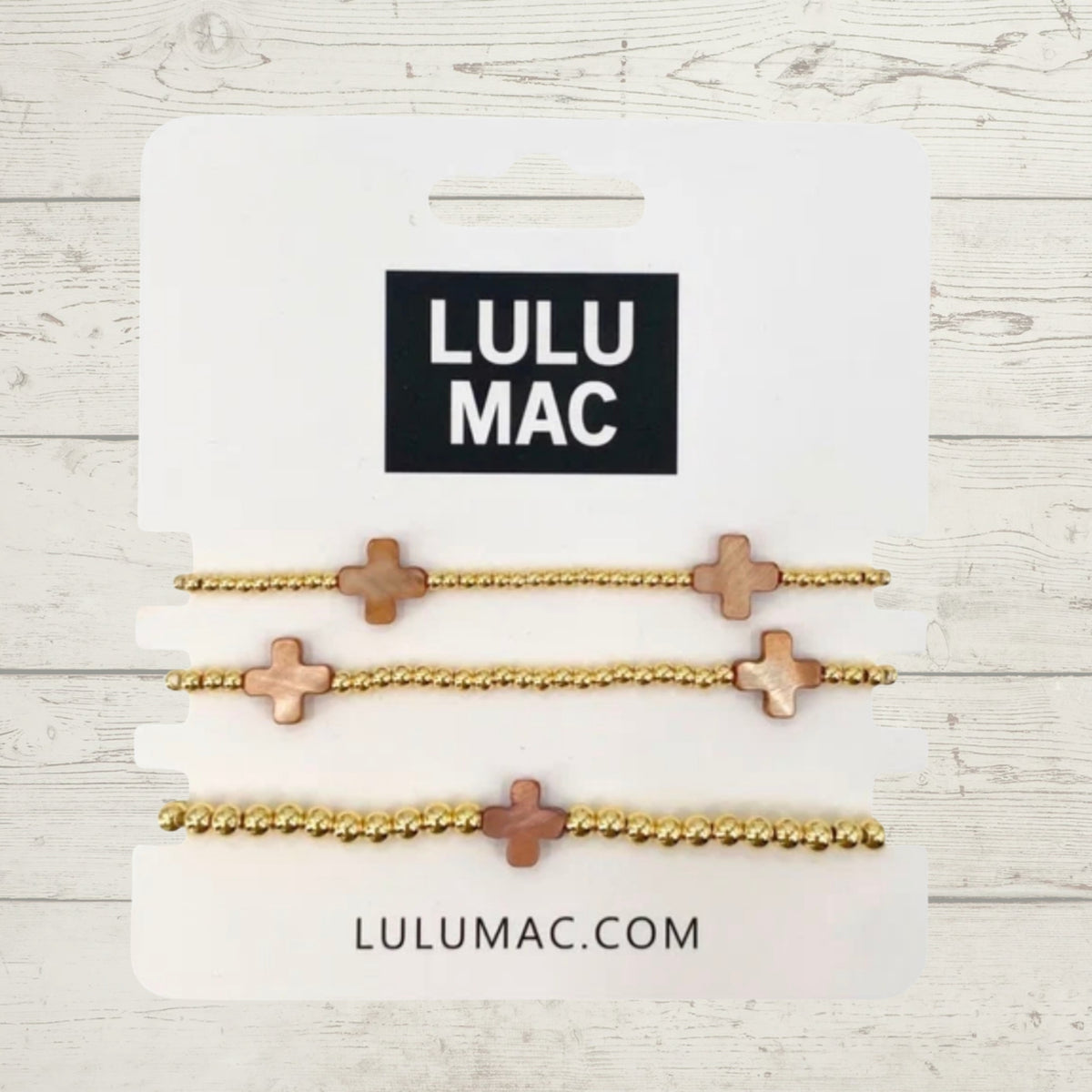 LULU MAC CROSS BRACELETS