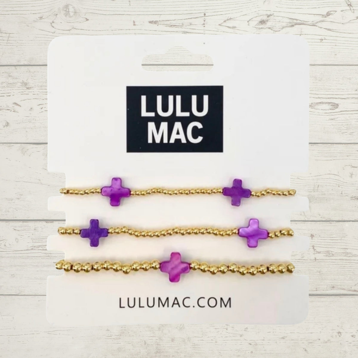 LULU MAC CROSS BRACELETS