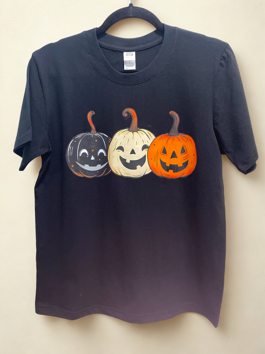 Women's 3 Jack-O-Lantern T-Shirt