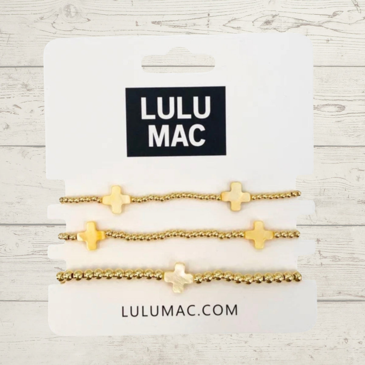 LULU MAC CROSS BRACELETS