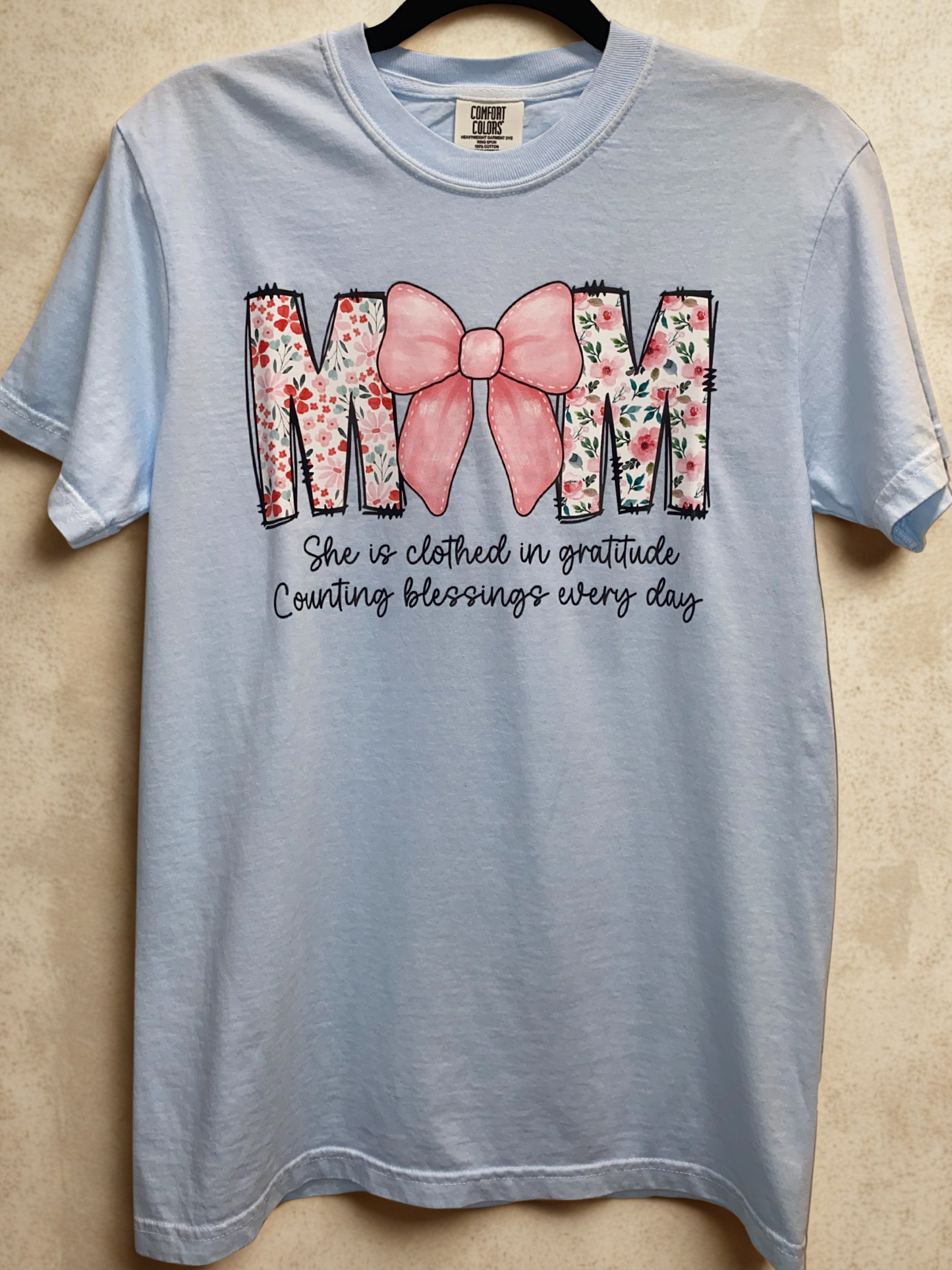Women's Blue MOM T-Shirt