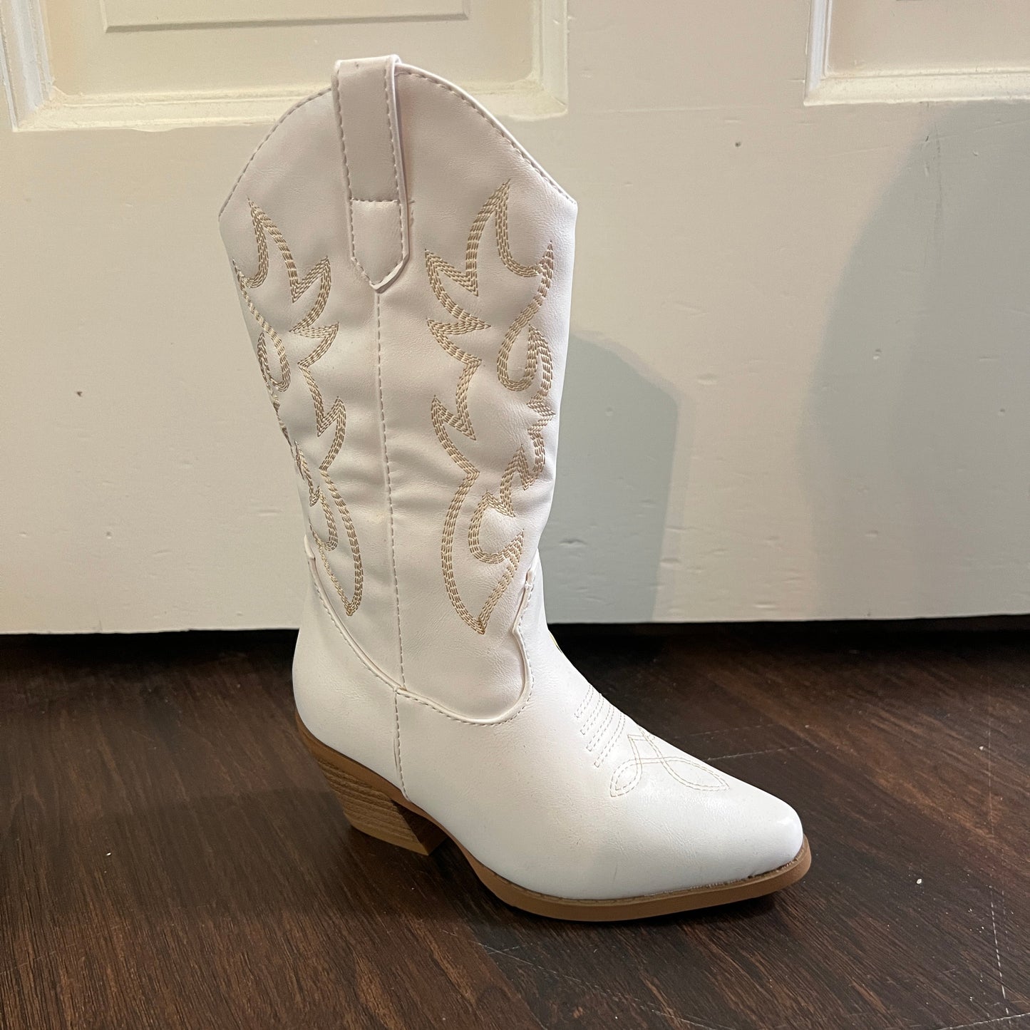Girls White Boot