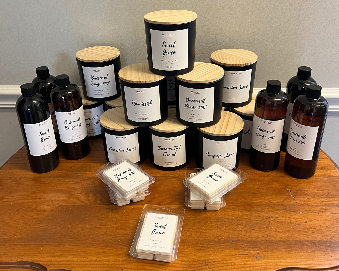 Candles, Wax Melts, and Room Sprays