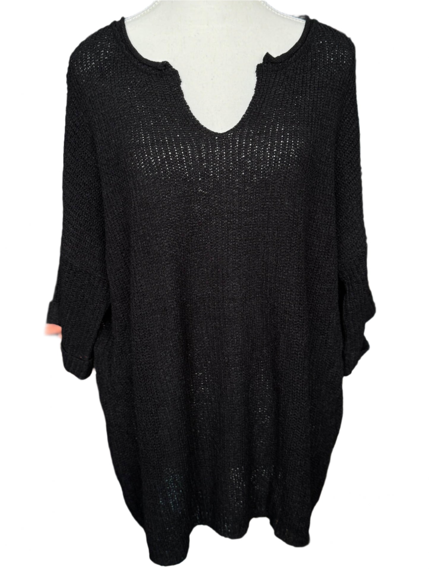 Deep Cut V-Neck Top