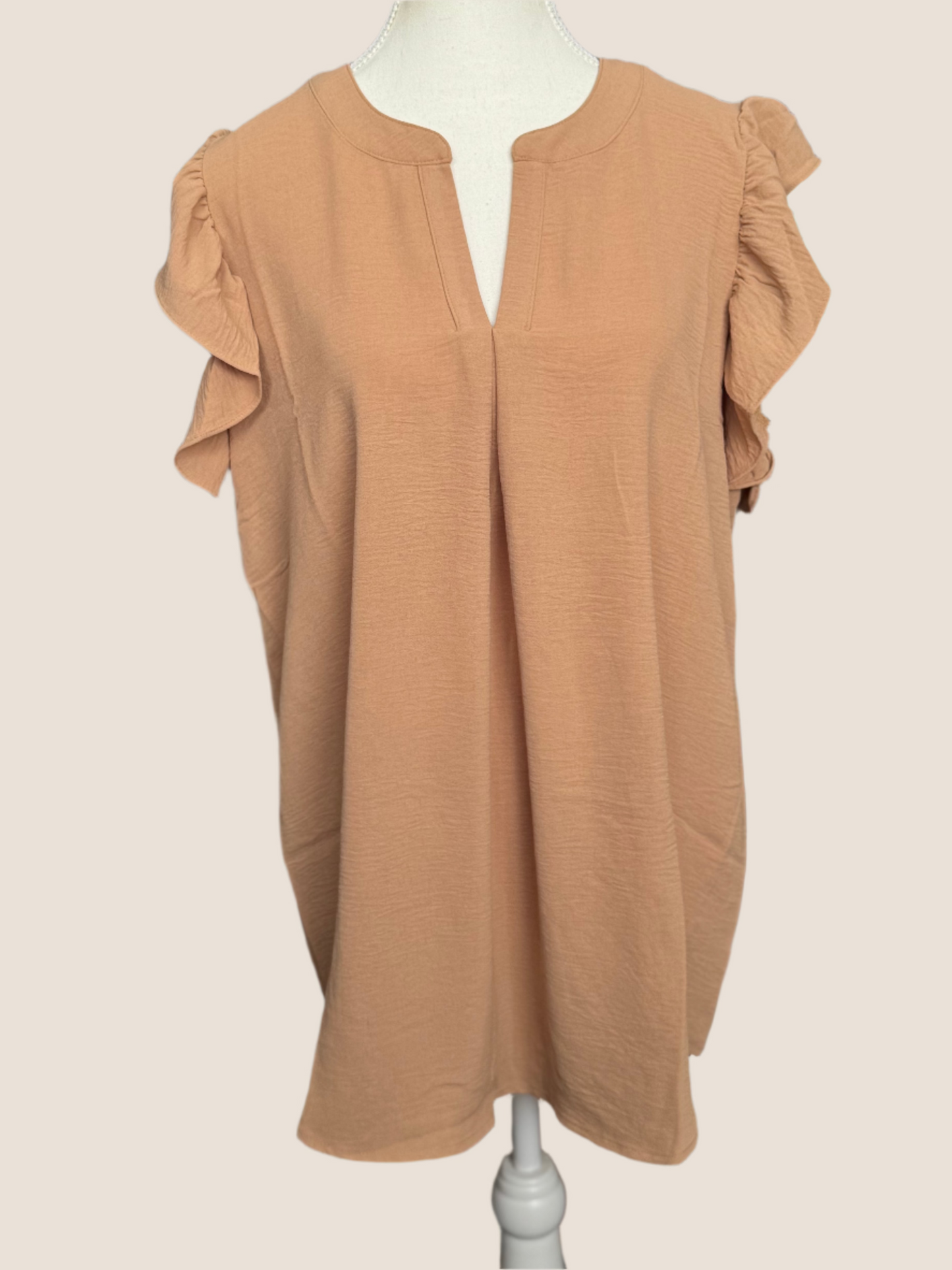 Ruffle Sleeve Top