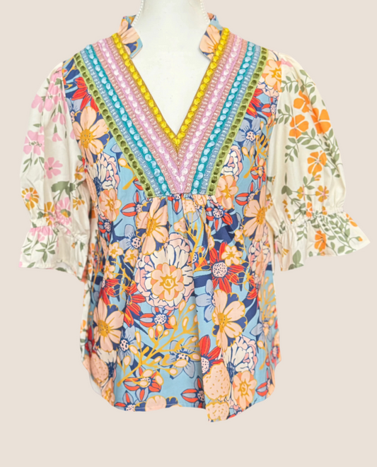 Floral Print Top