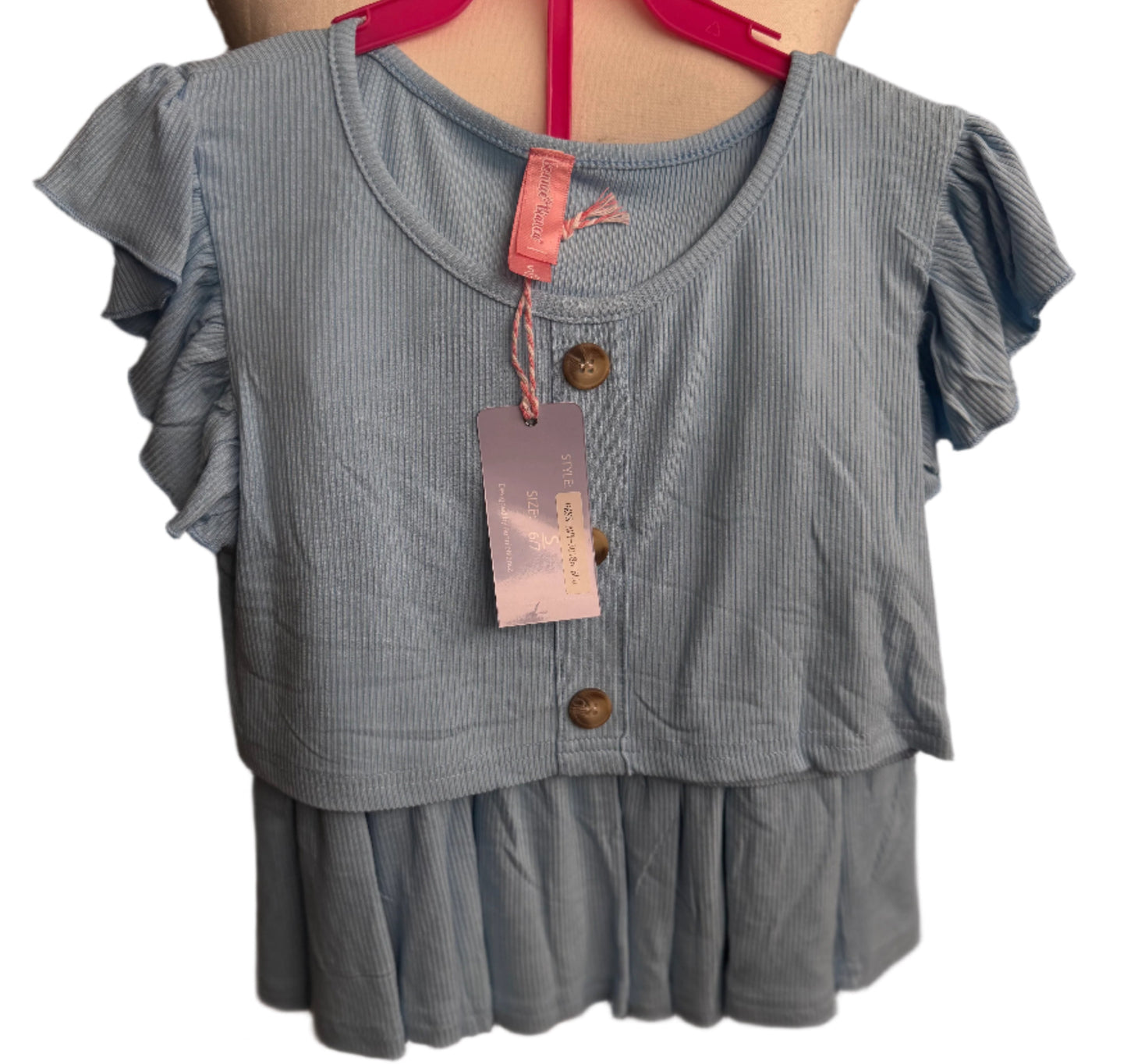 Girl’s Top & Shorts Set