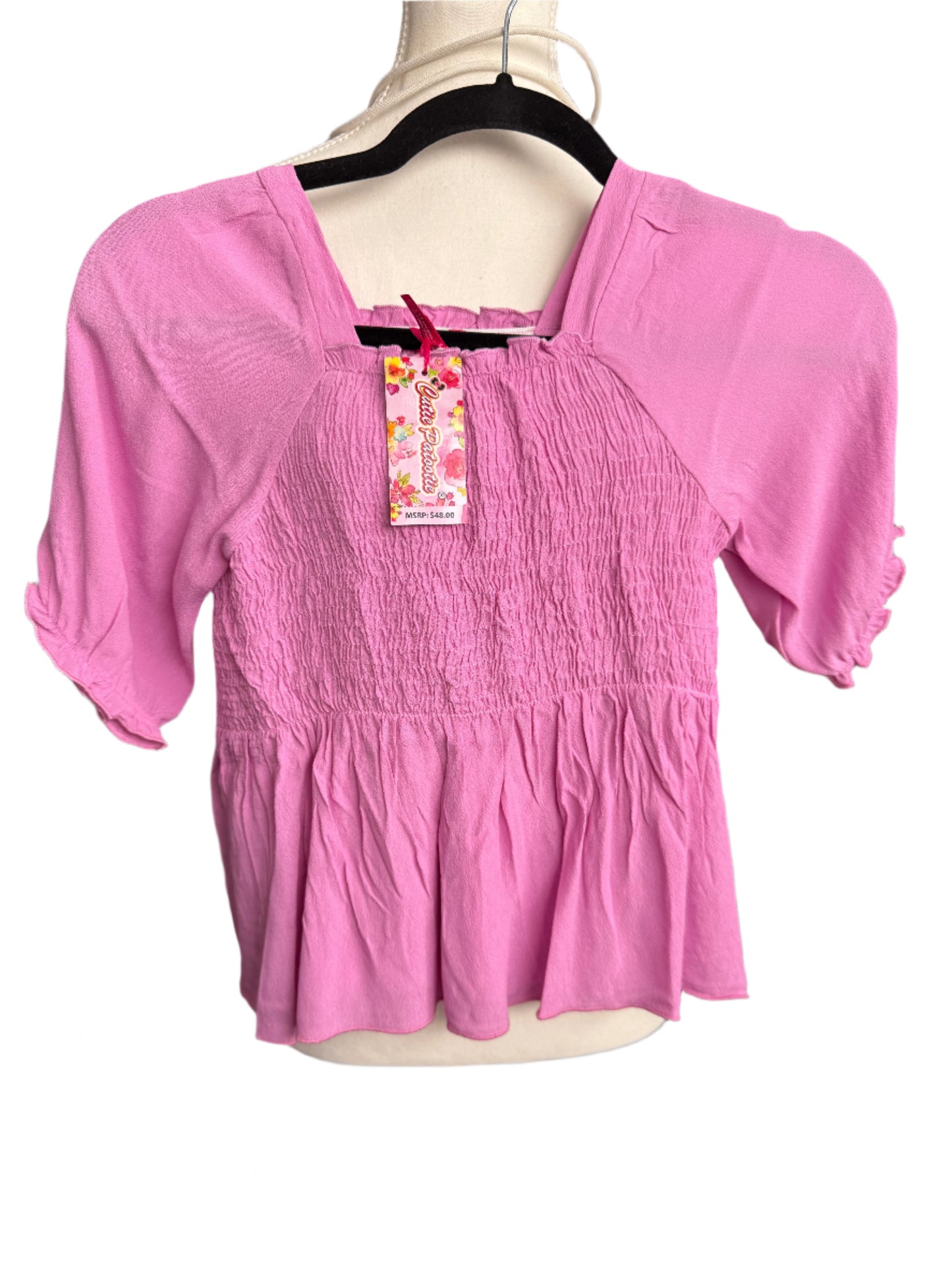 Girl’s Puff Sleeve Top