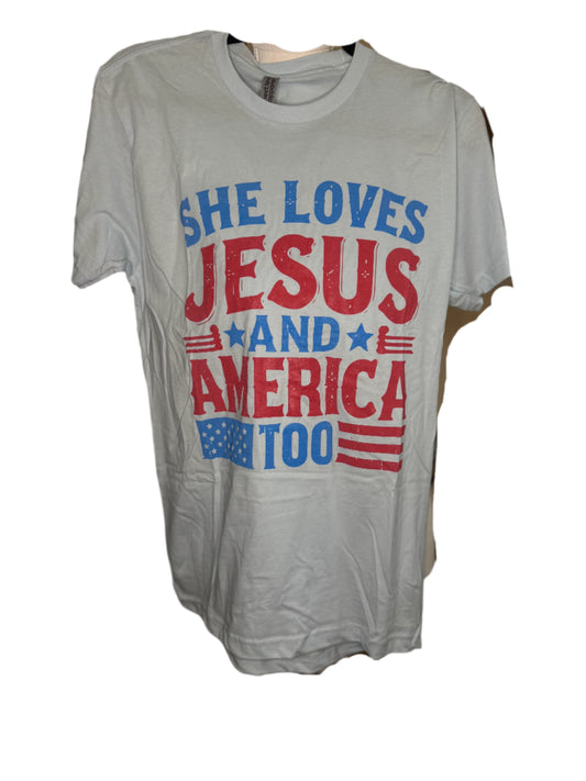 Women's Red White & Blue T-Shirts