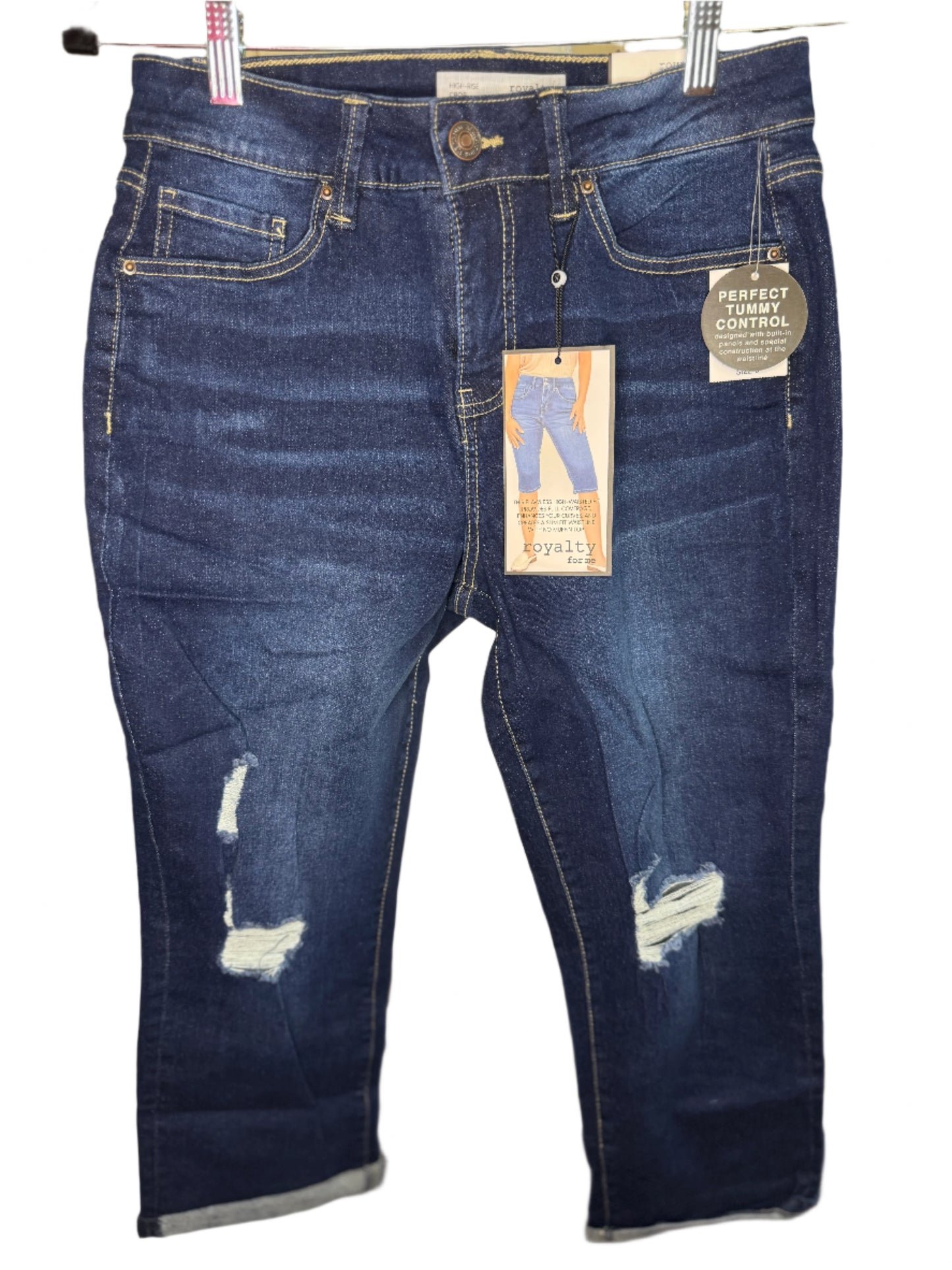 Blue Jean Capris