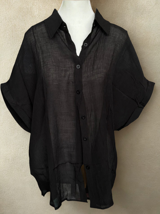 Light Button Up Top