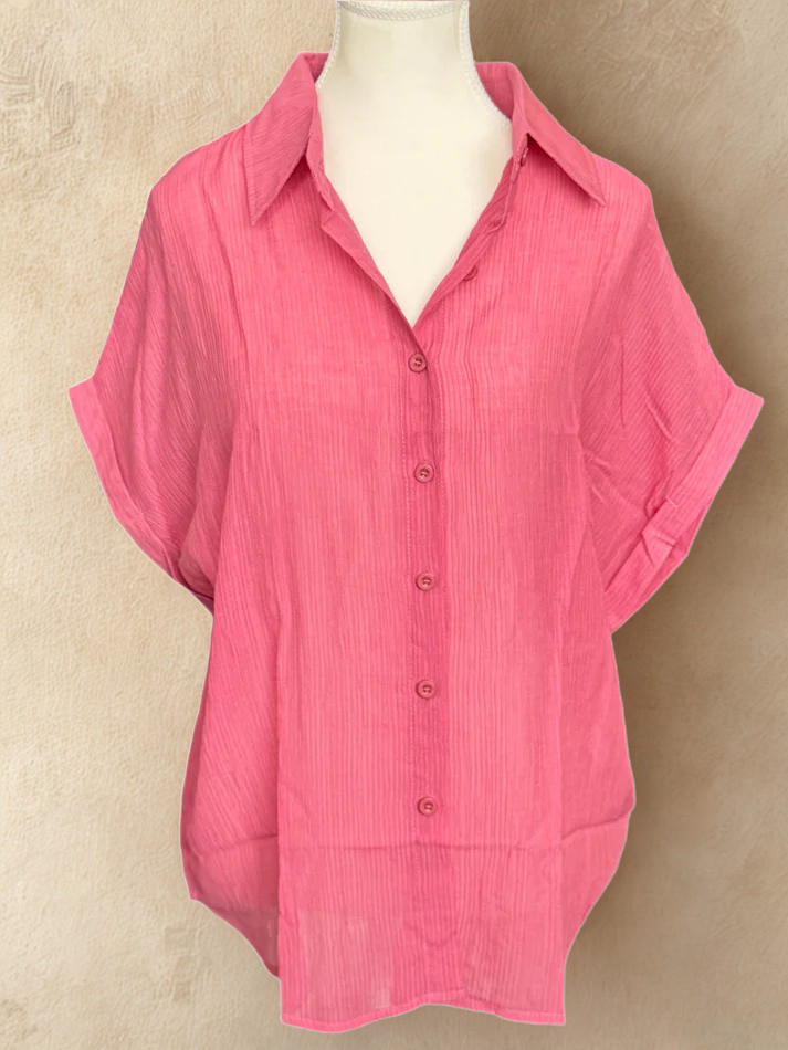 Light Button Up Top