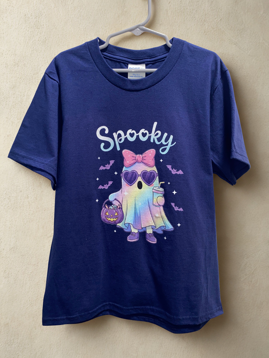 Girl's Spooky Ghost T-Shirt