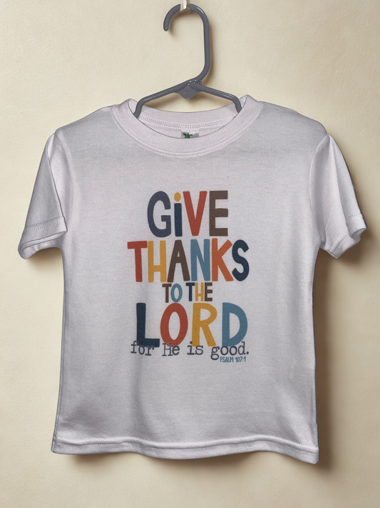Girl's Give Thanks T-Shirt