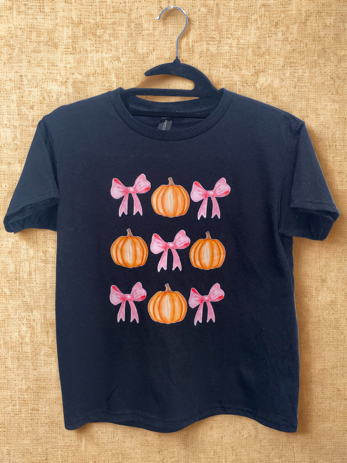 Girl's Pumpkin & Bows T-Shirt