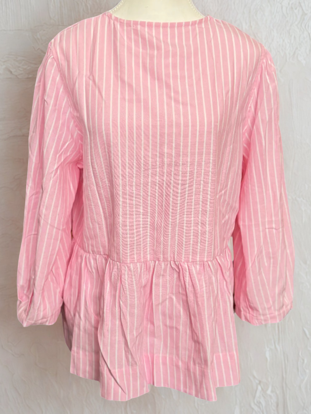 Long Sleeve Tie-Up Back Top