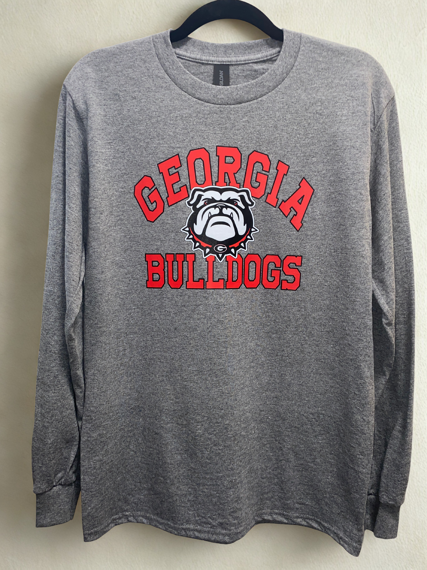 Women's Long Sleeve Gray Bulldogs T-Shirt