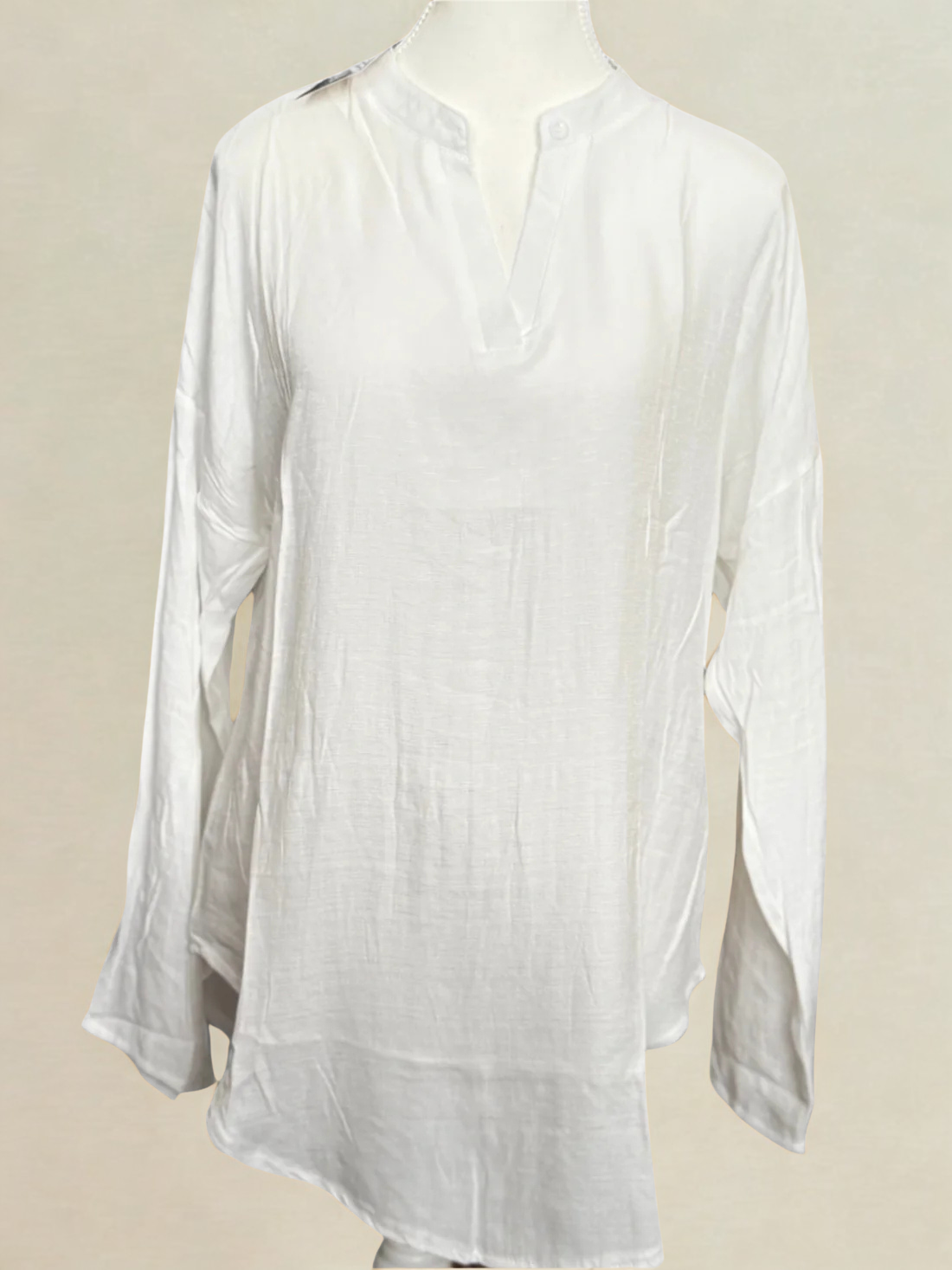 V-Neck Long Sleeve Top