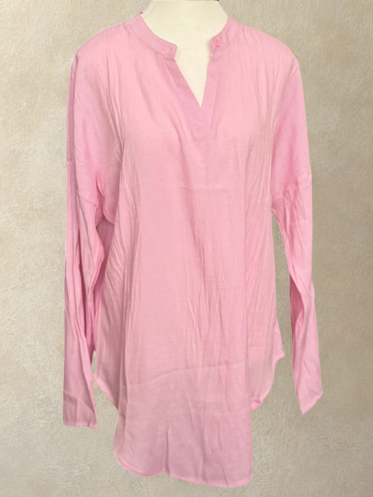 V-Neck Long Sleeve Top