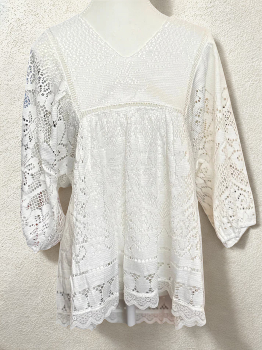 White Lace Top